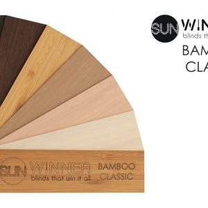 ŻALUZJE DREWNIANE I BAMBUSOWE Producent żaluzji drewnianych i bambusowych 25mm 50mm 65mm 70mm, Żaluzje drewniane elektryczne Bamboo Classic 50mm 53