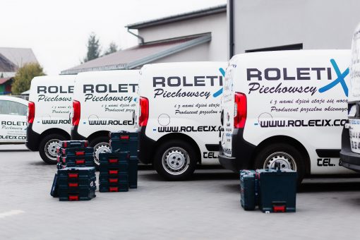 ROLETIX Flota Samochodowa. Własny transport rolet, żaluzji, moskitier, plis, wertikali, markiz, pergoli, żaluzji drewnianych - 4